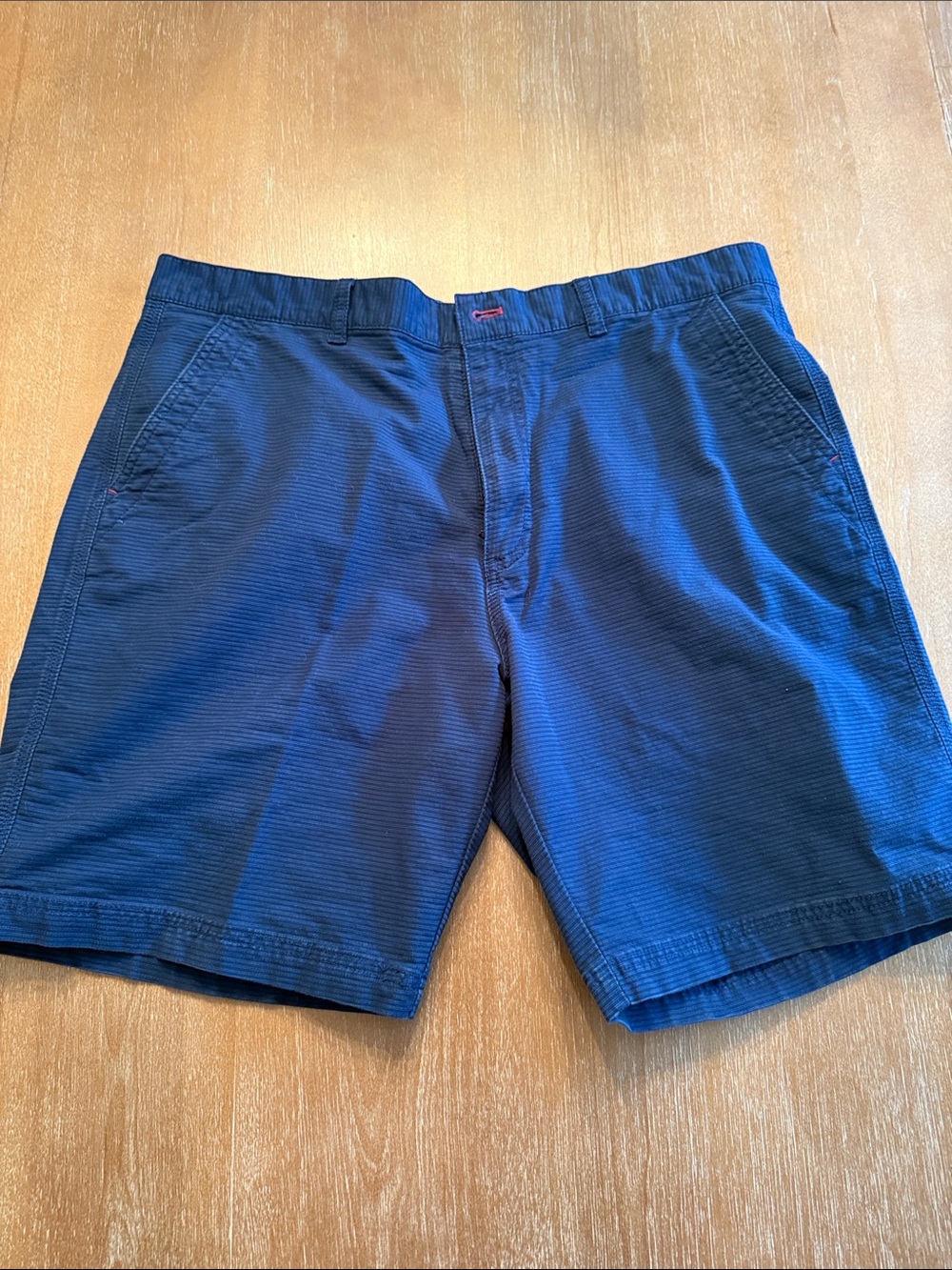 Weatherproof Navy Blue Men’s Flat Front Shorts